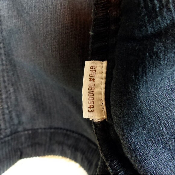 A.M.I. Jacket Women S Black Corduroy Button Stretch Cotton Long Sleeve Retro Y2K - Picture 11 of 11